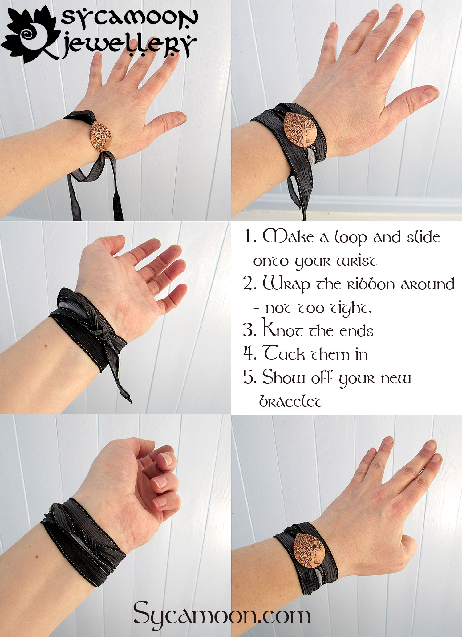 how to wrap the bracelet